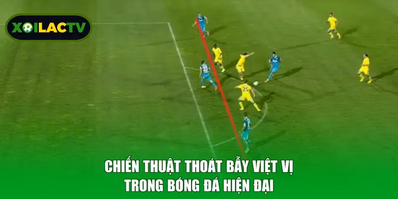 Chiến thuật thoát bẫy việt vị trong bóng đá hiện đại